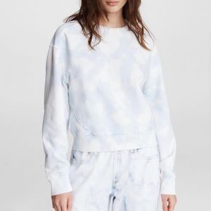 NWT! Rag & Bone City Tie Dye Terry Sweatshirt